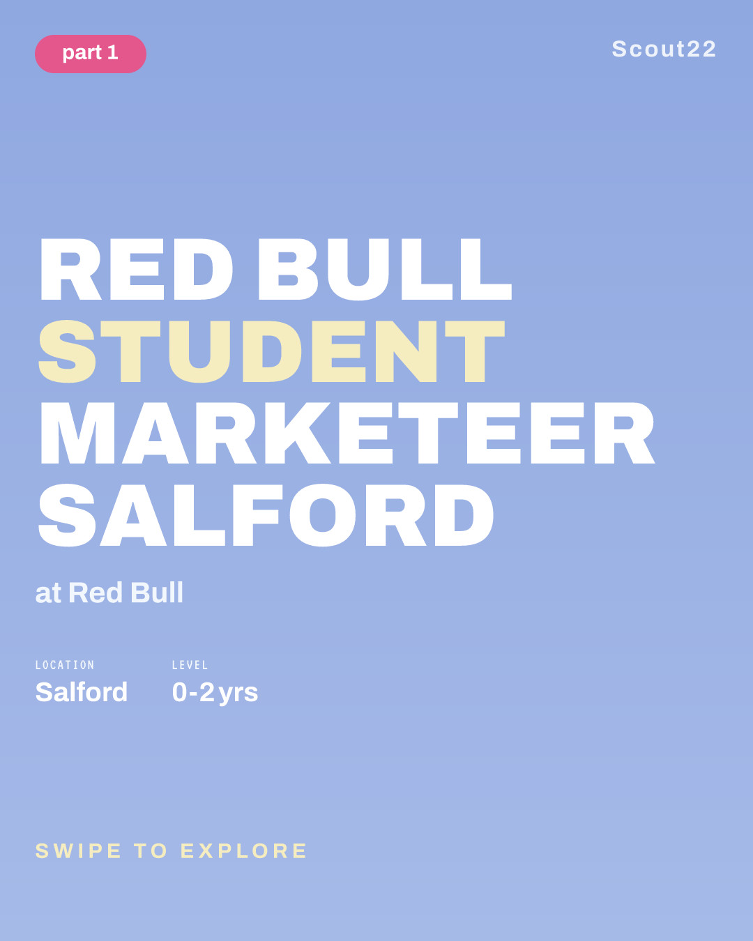 Red Bull Student Marketeer Salford at Red Bull