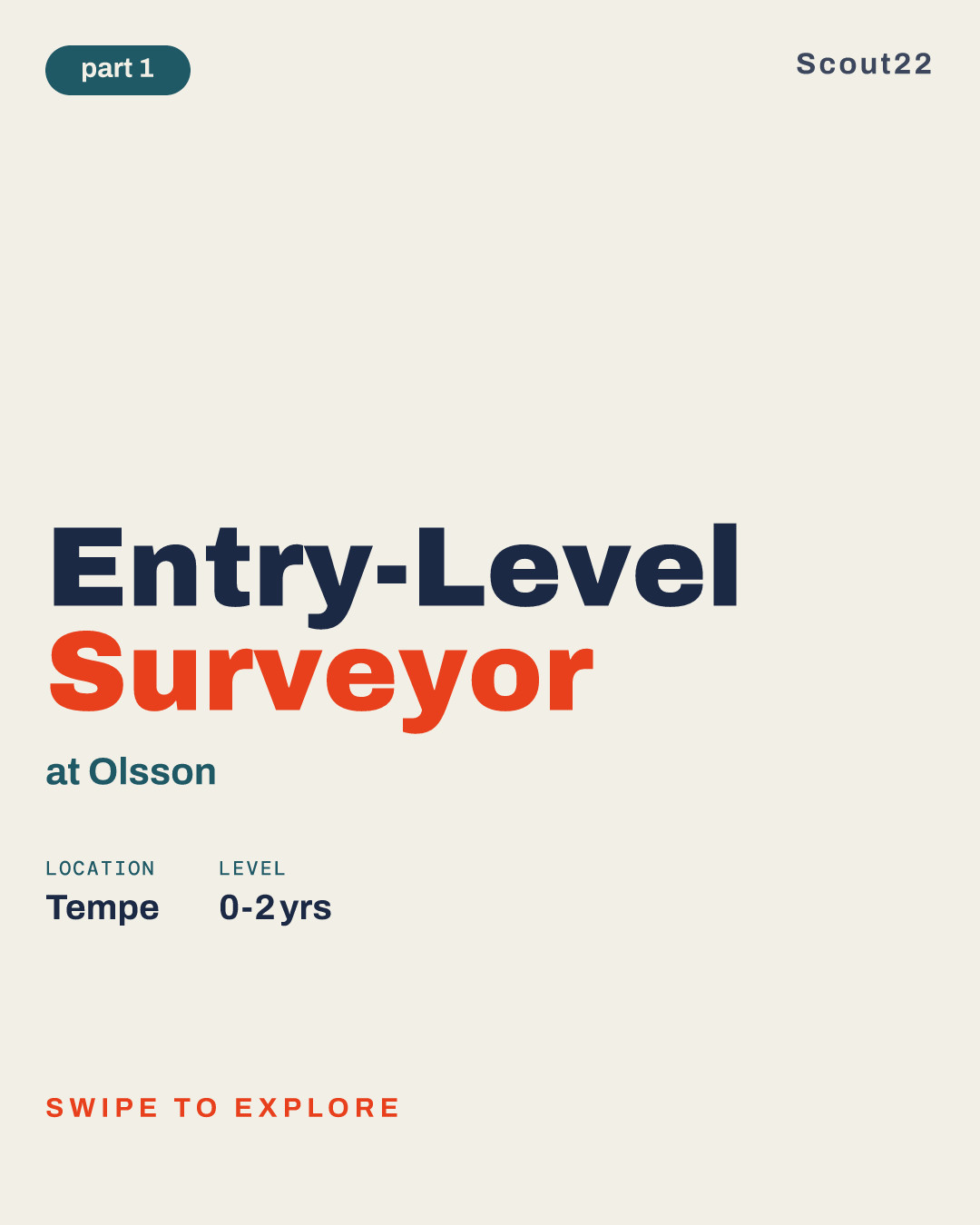 Entry-Level Surveyor at Olsson