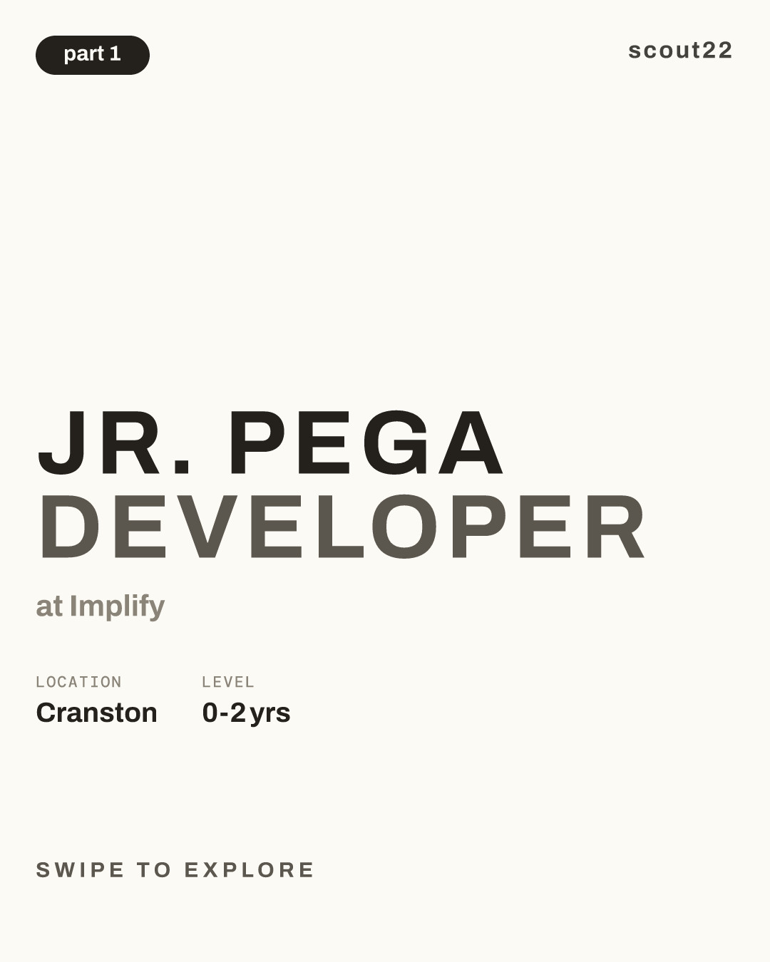 Jr. Pega Developer at Implify