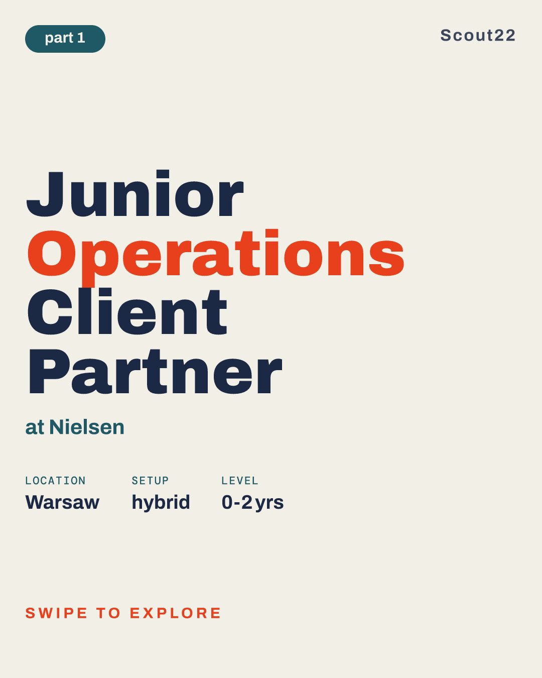 Junior Operations Client Partner at Nielsen