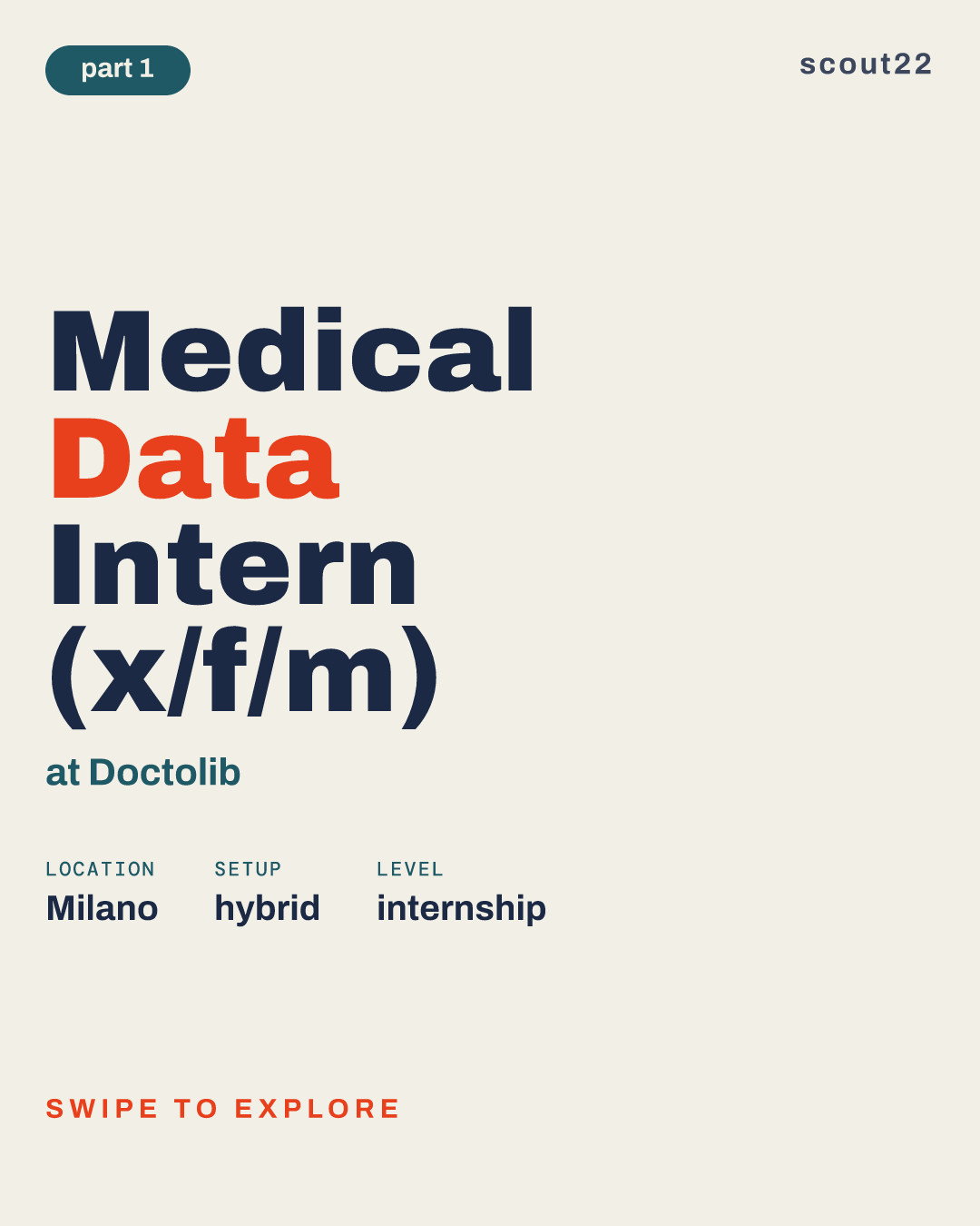 Medical Data Intern (x/f/m) at Doctolib