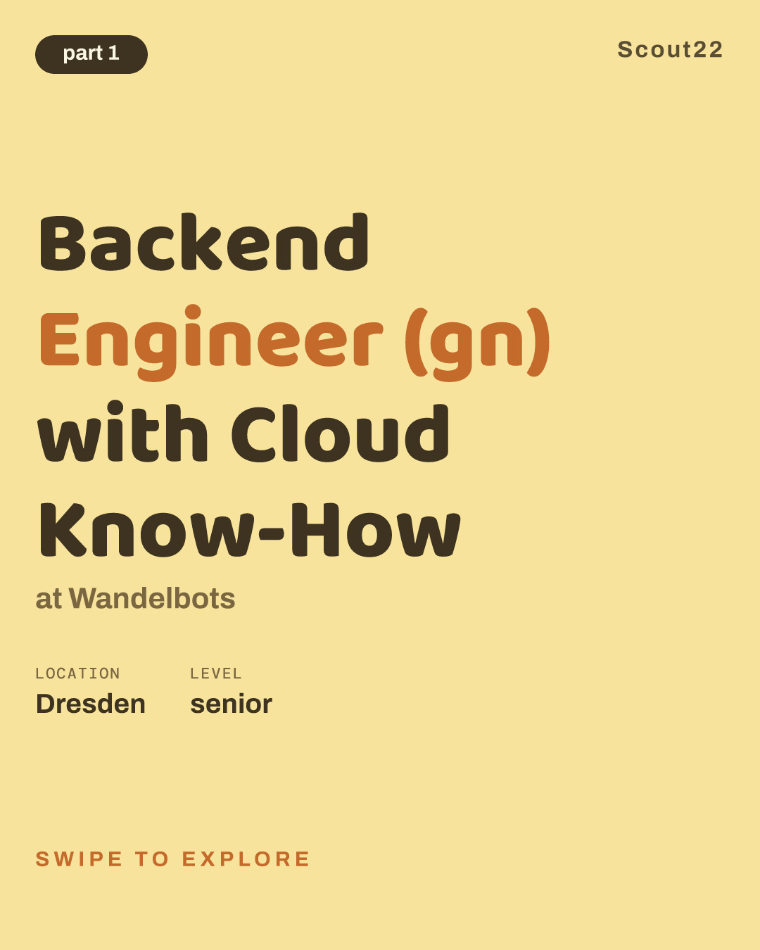 Backend Engineer (gn) with Cloud Know-How at Wandelbots