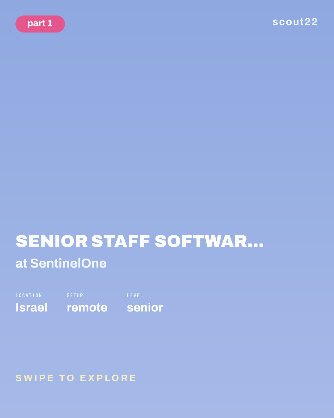 Senior Staff Software Engineer (Go/Java + React) - Agent Platform team at SentinelOne