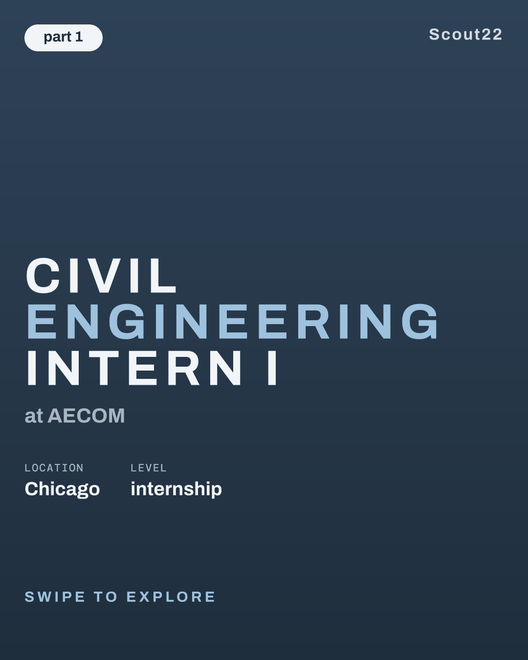 Civil Engineering Intern I at AECOM