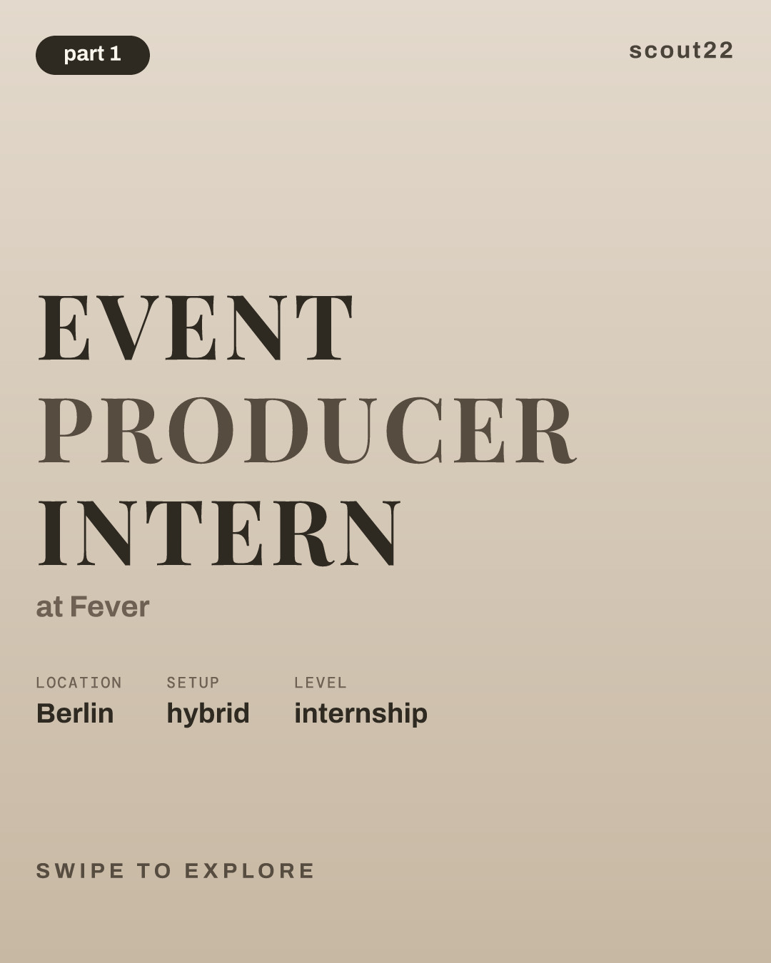 Event Producer Intern at Fever