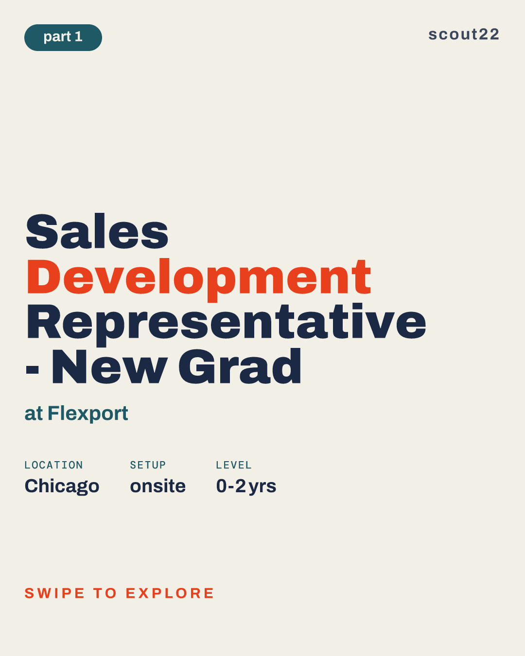 Sales Development Representative - New Grad at Flexport
