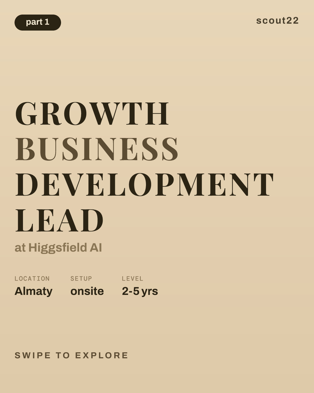 Growth Business Development Lead at Higgsfield AI