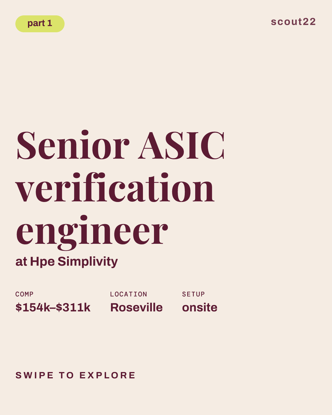 Senior ASIC verification engineer at Hpe Simplivity