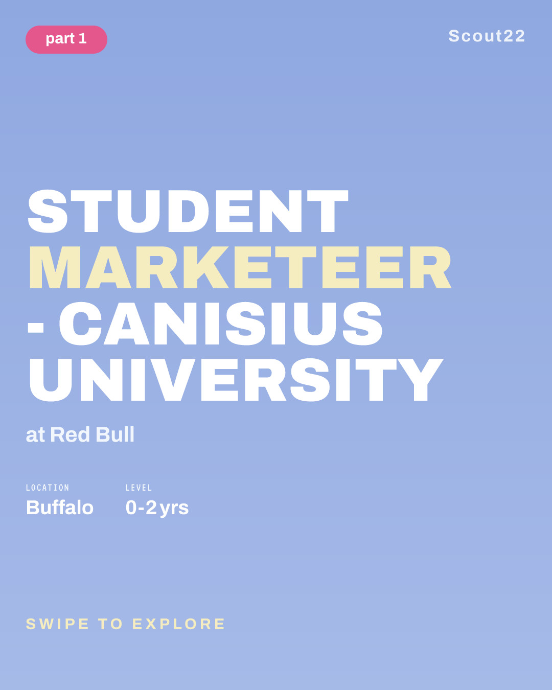 Student Marketeer - Canisius University at Red Bull