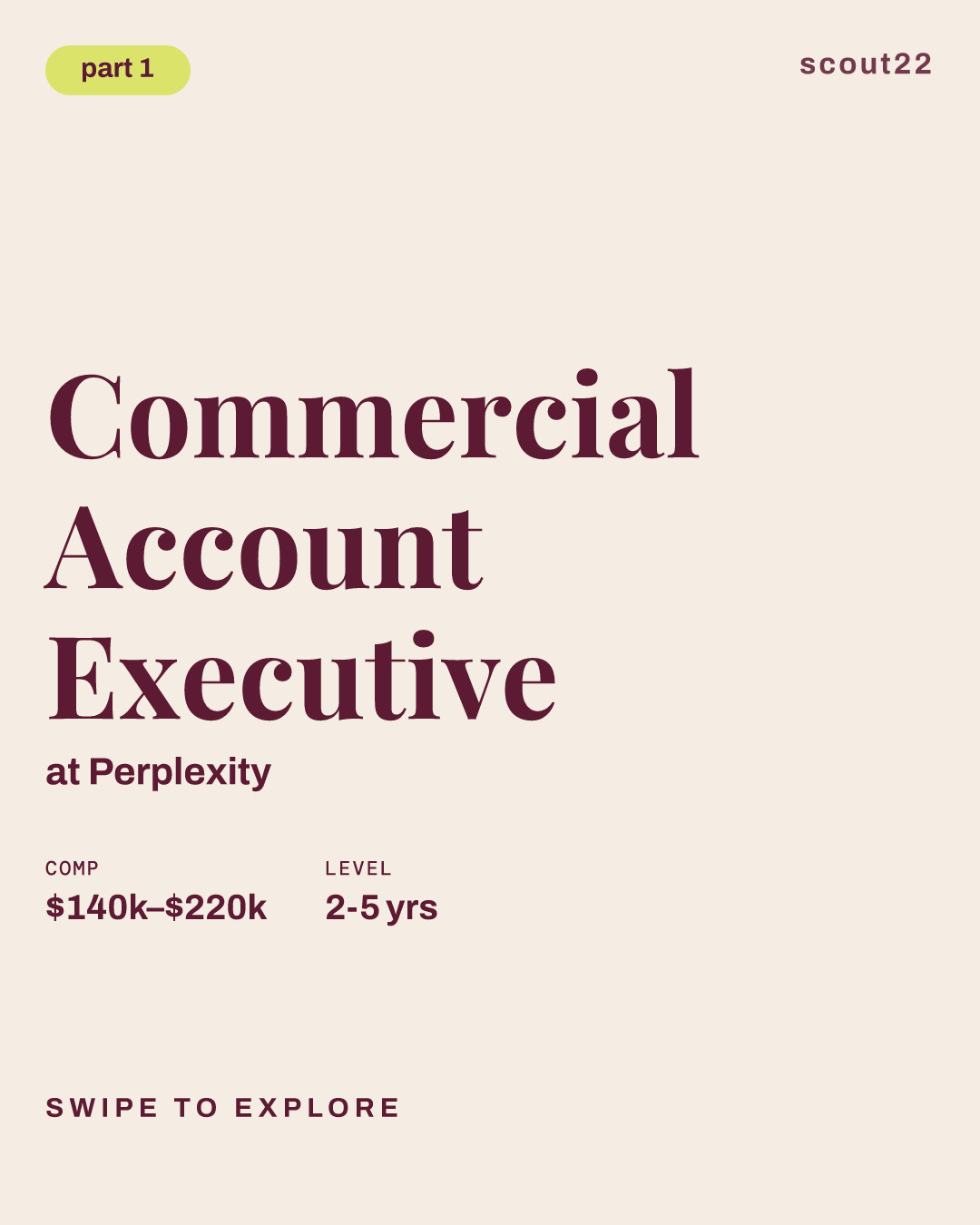 Commercial Account Executive at Perplexity