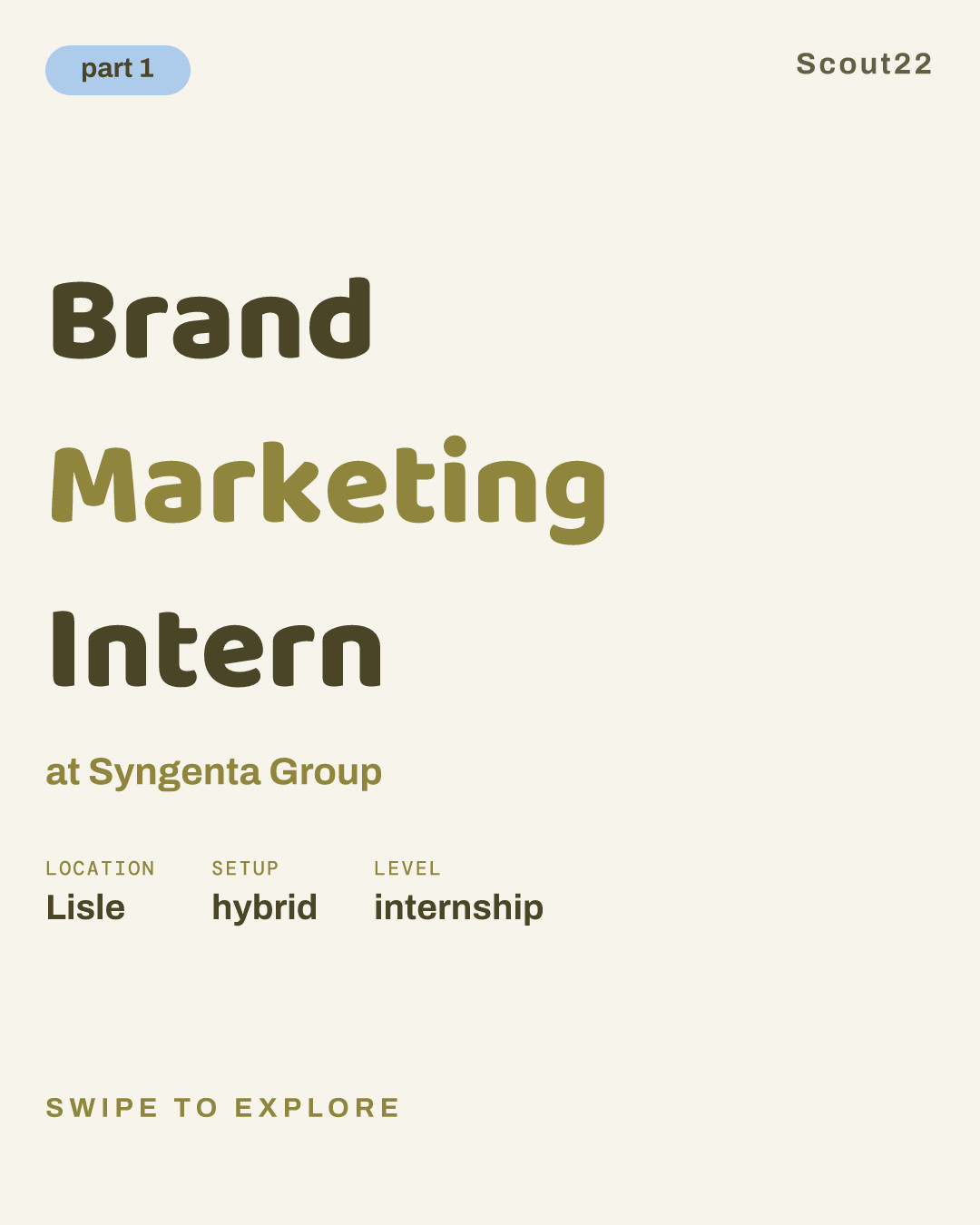 Brand Marketing Intern at Syngenta Group