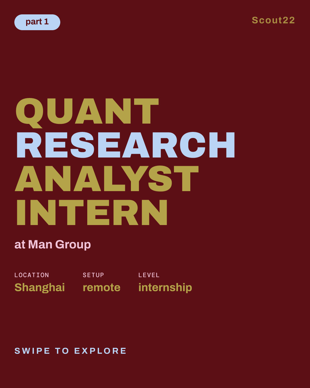Quant Research Analyst Intern at Man Group