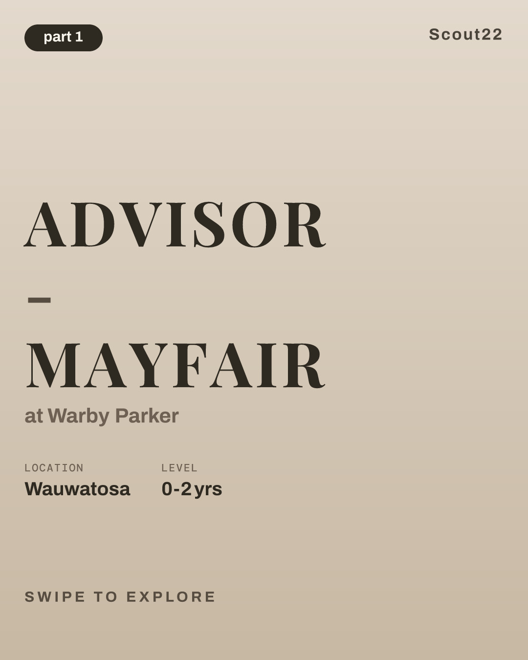 Advisor - Mayfair at Warby Parker