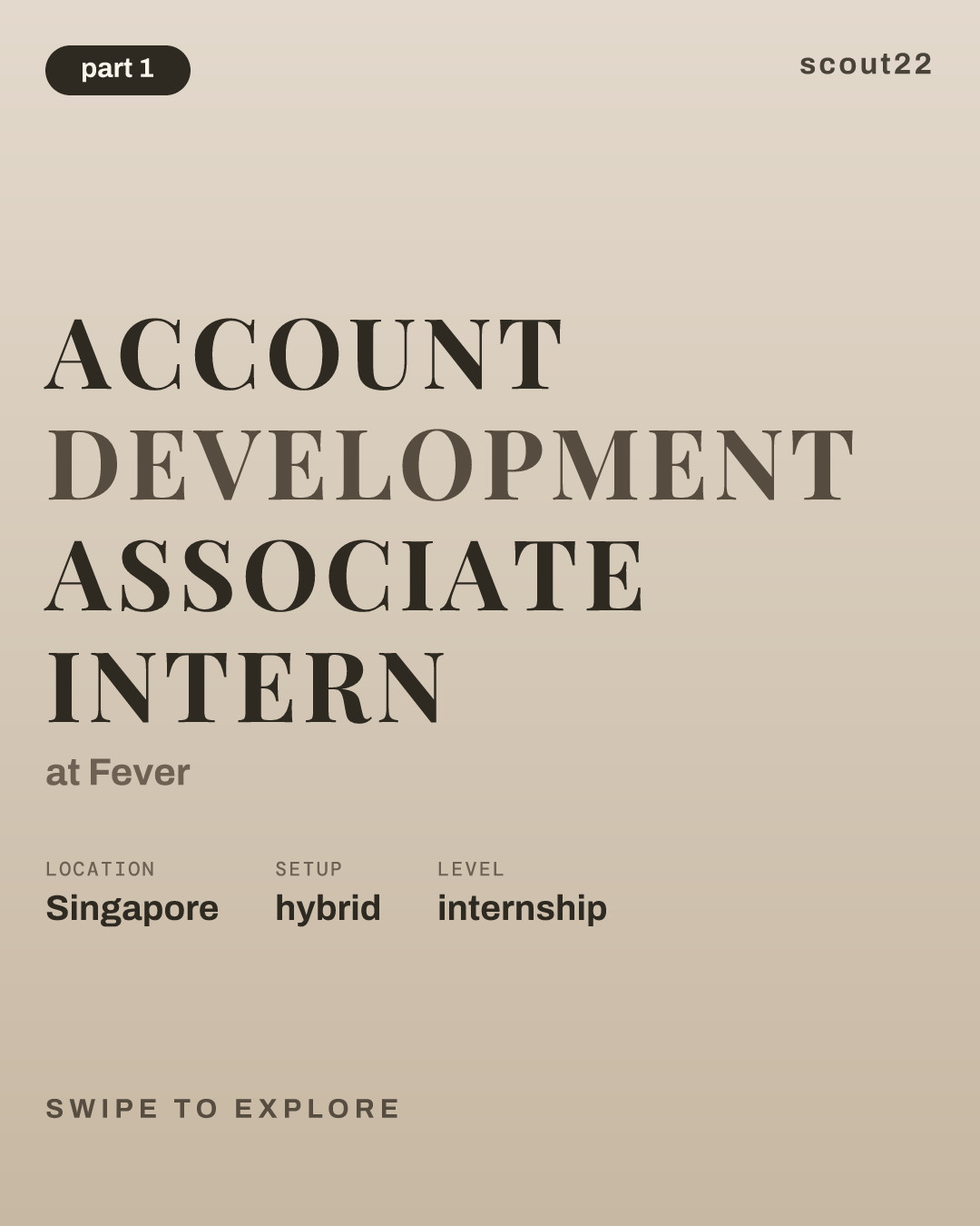 Account Development Associate Intern at Fever