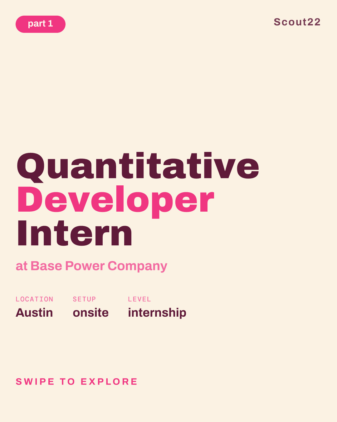 Quantitative Developer Intern at Base Power Company