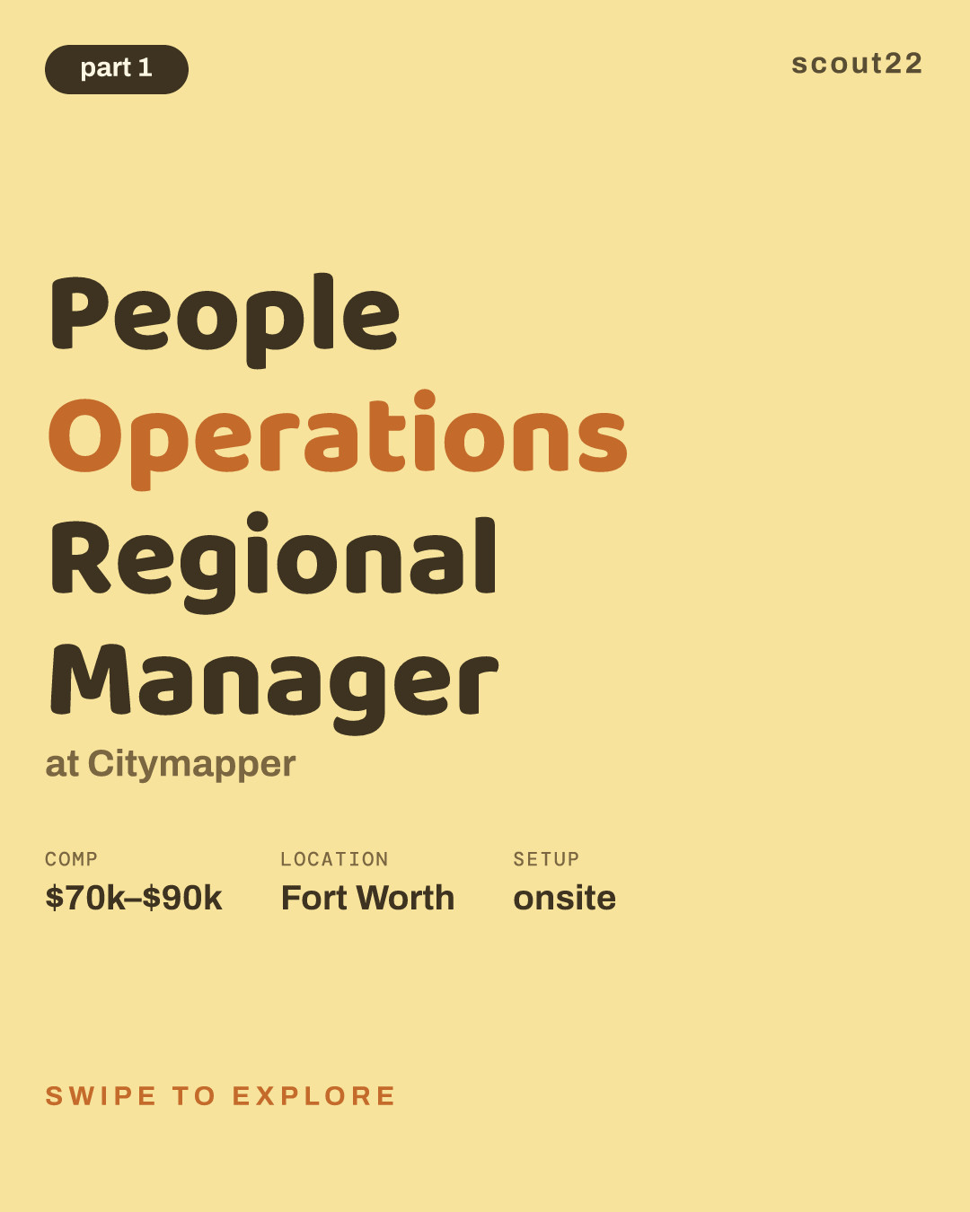 People Operations Regional Manager at Citymapper