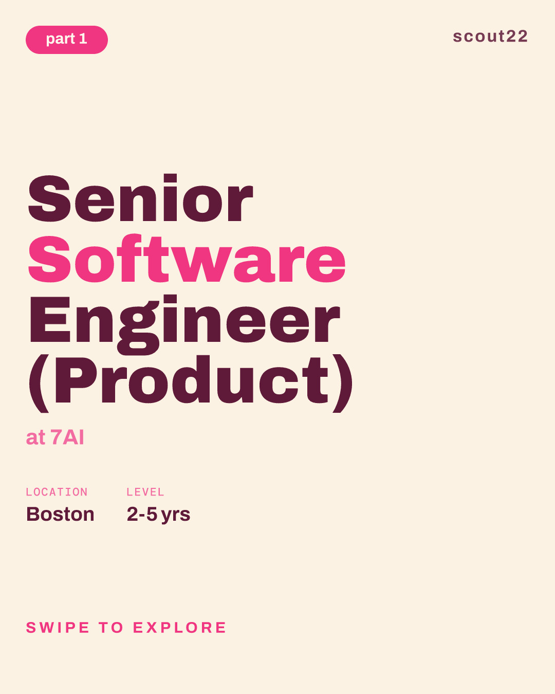 Senior Software Engineer (Product) at 7AI