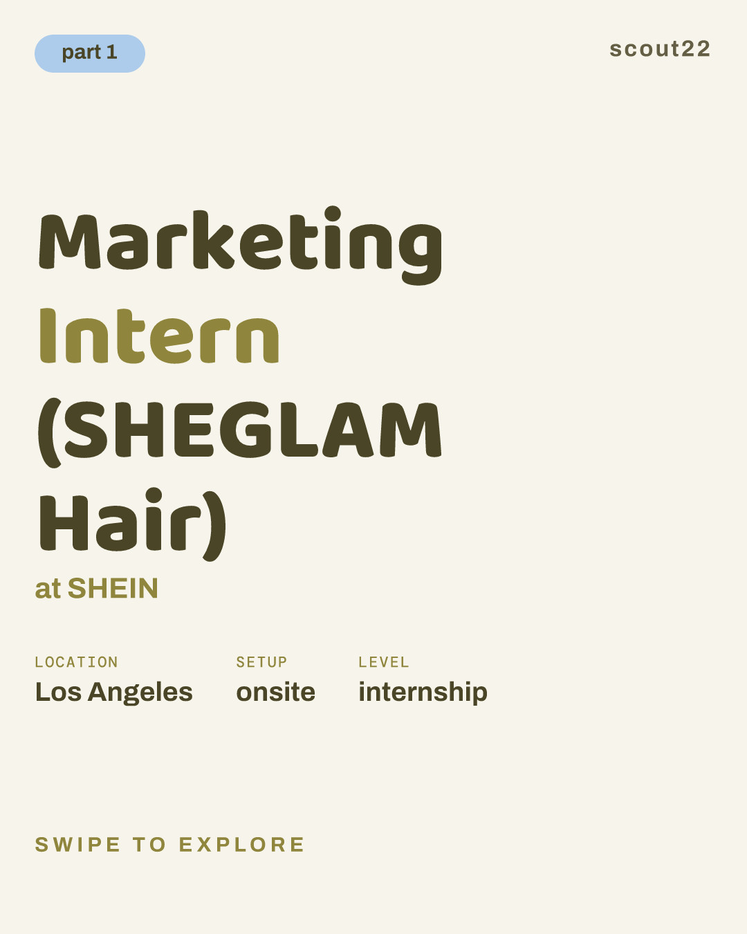 Marketing Intern (SHEGLAM Hair) at SHEIN