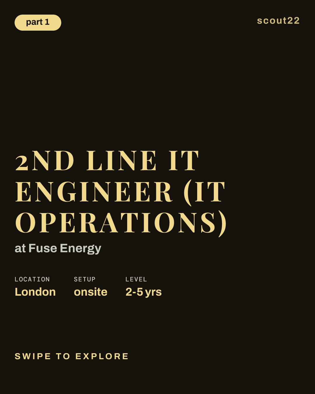 2nd Line IT Engineer (IT Operations) at Fuse Energy