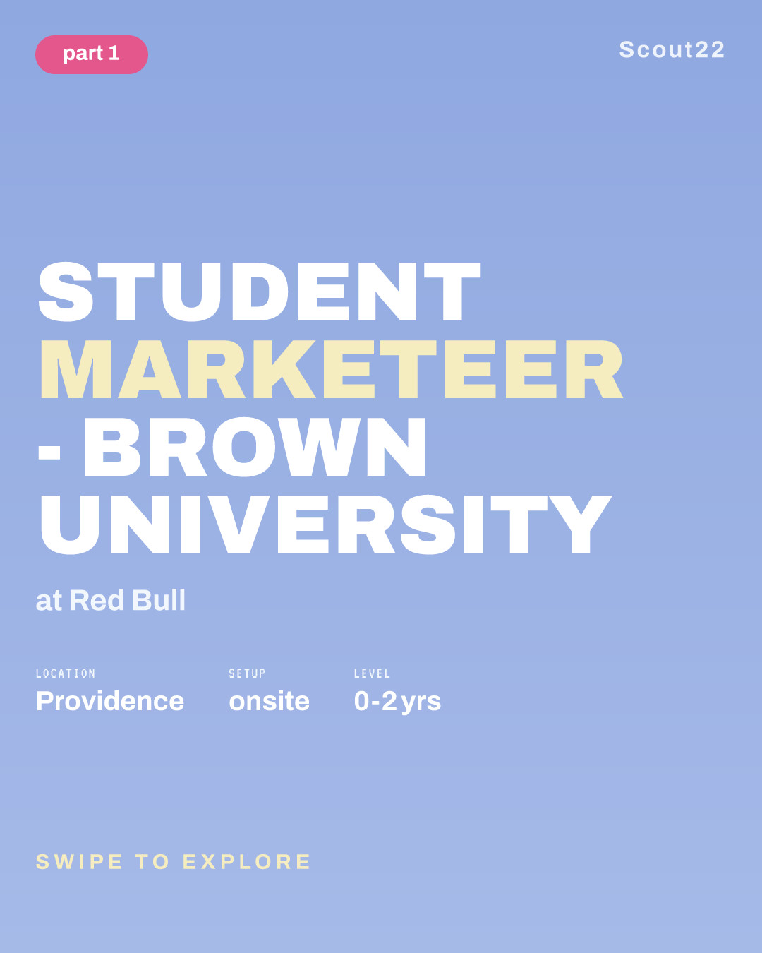 Student Marketeer - Brown University at Red Bull