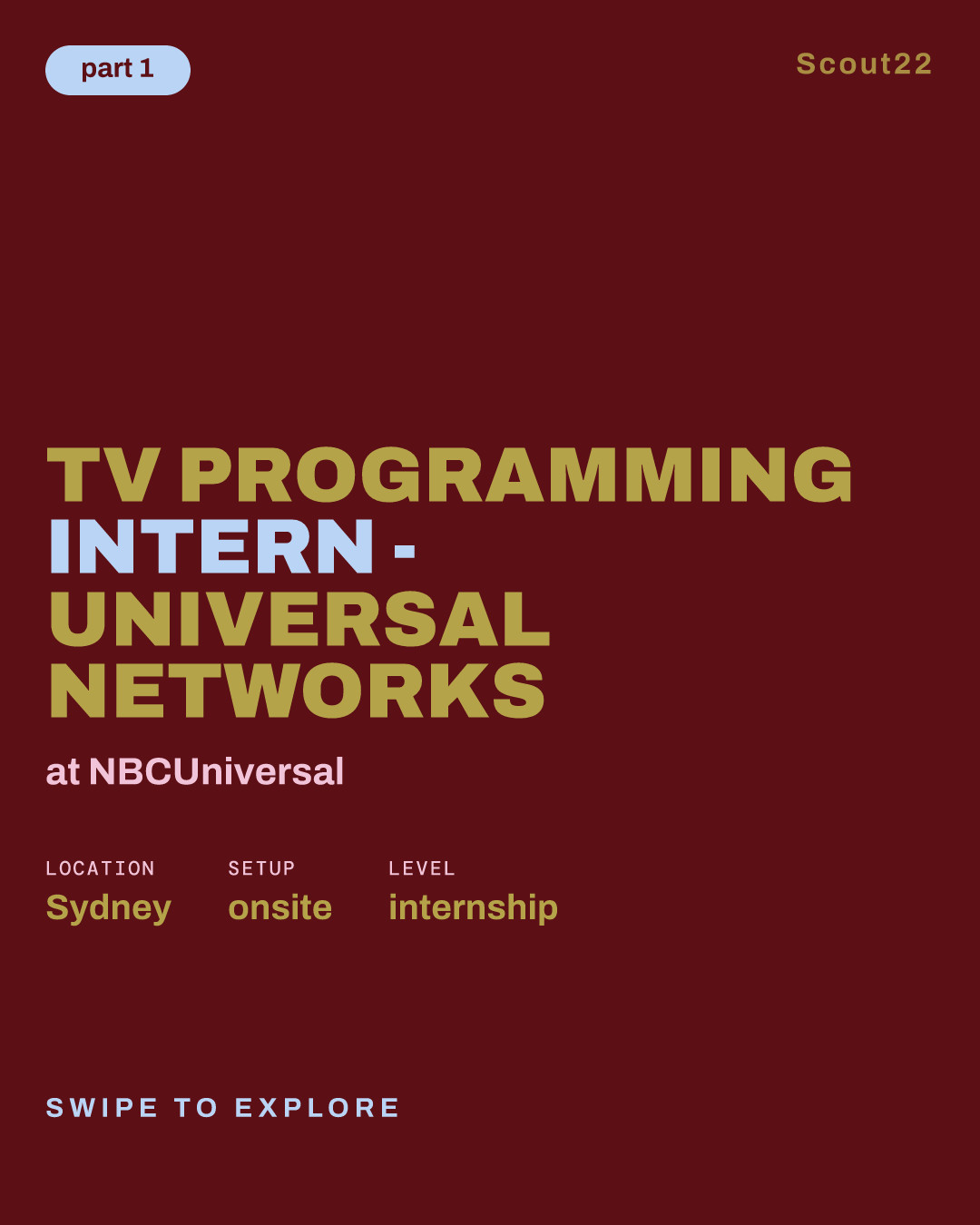 TV Programming Intern - Universal Networks at NBCUniversal