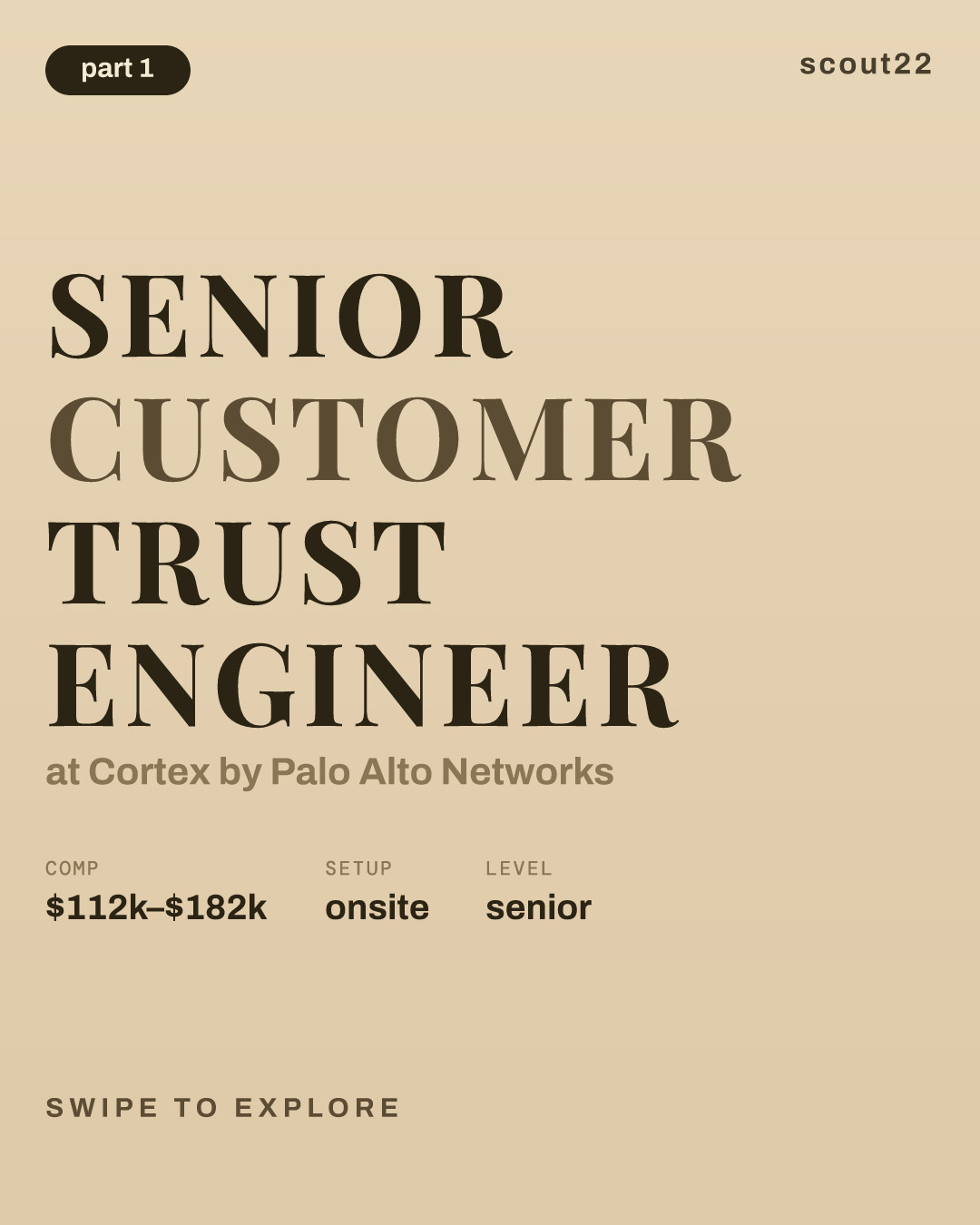 Senior Customer Trust Engineer at Cortex by Palo Alto Networks