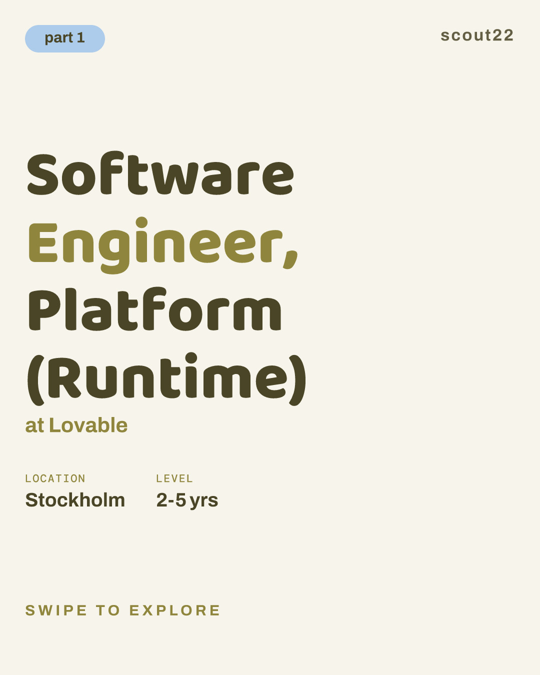 Software Engineer, Platform (Runtime) at Lovable