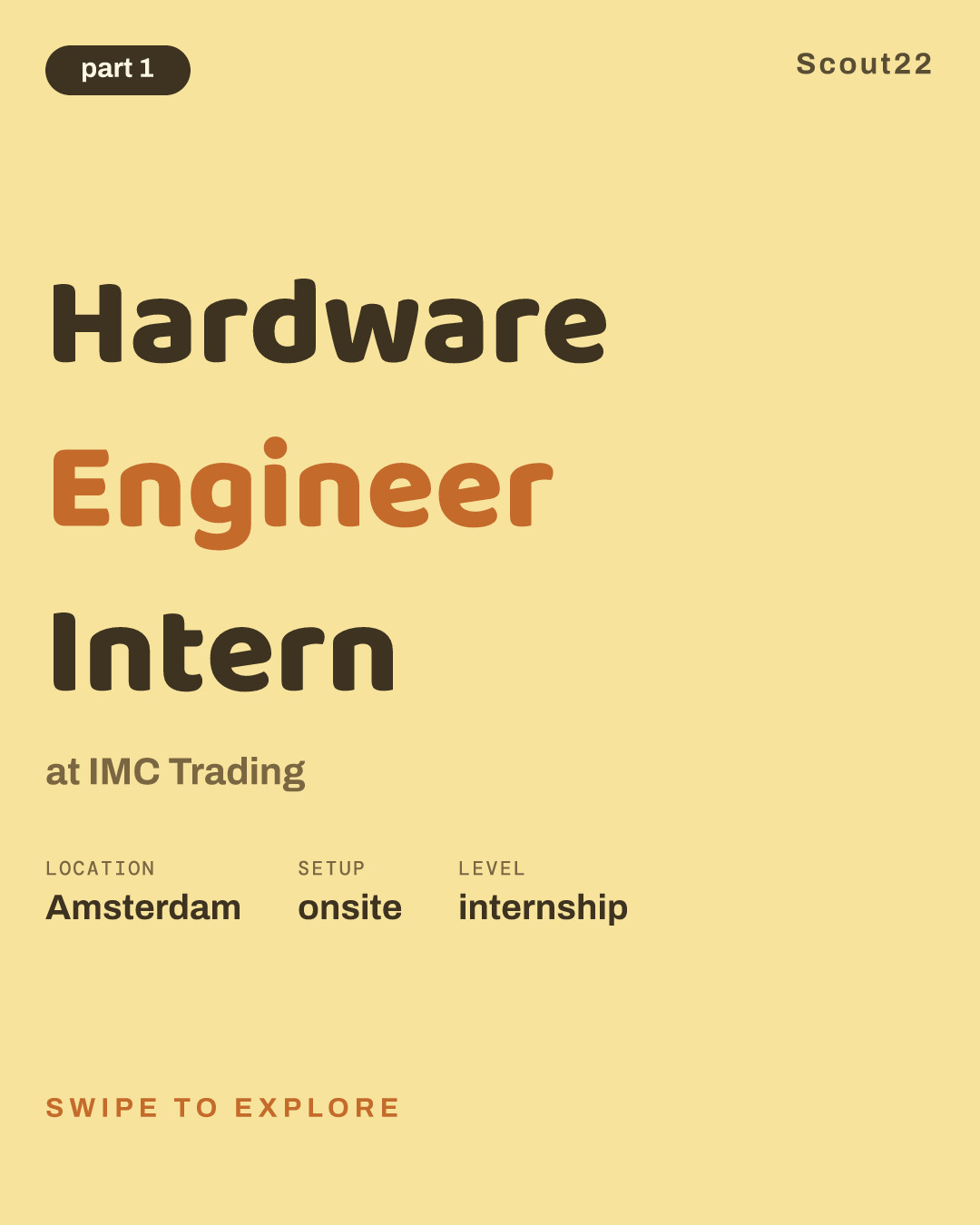 Hardware Engineer Intern at IMC Trading