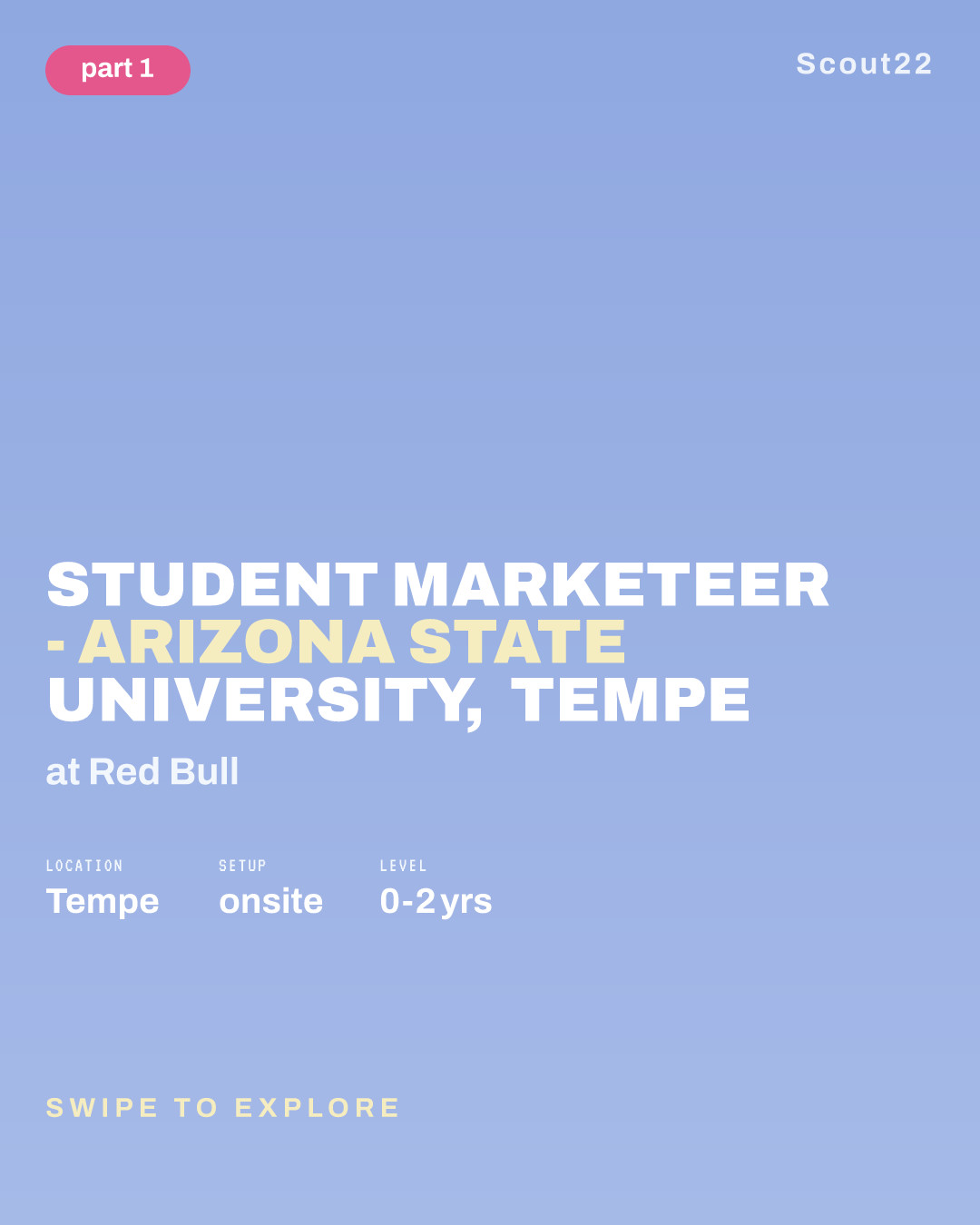Student Marketeer - Arizona State University, Tempe at Red Bull