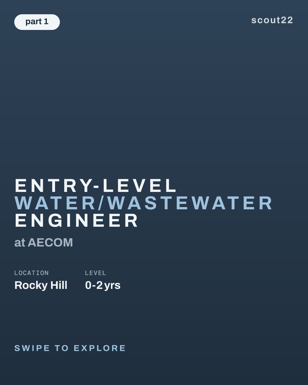 Entry-Level Water/Wastewater Engineer at AECOM