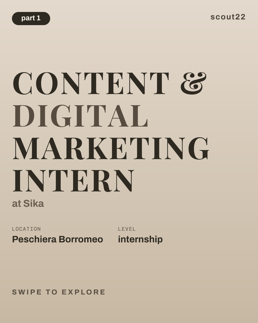 Content & Digital Marketing Intern at Sika