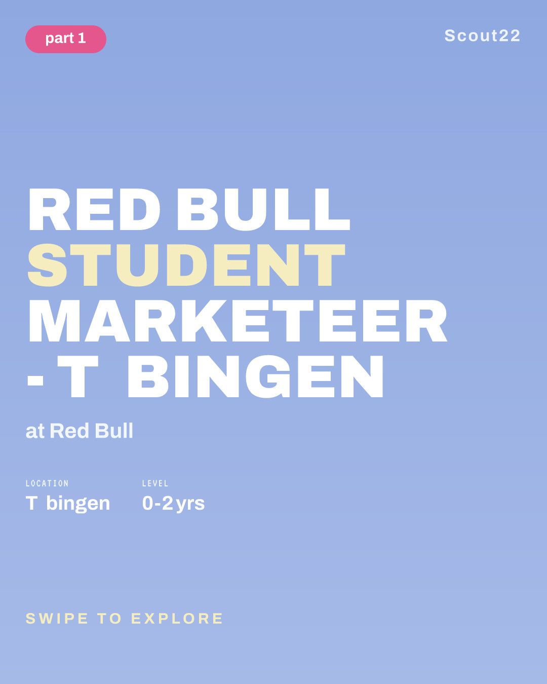 Red Bull Student Marketeer - Tübingen at Red Bull