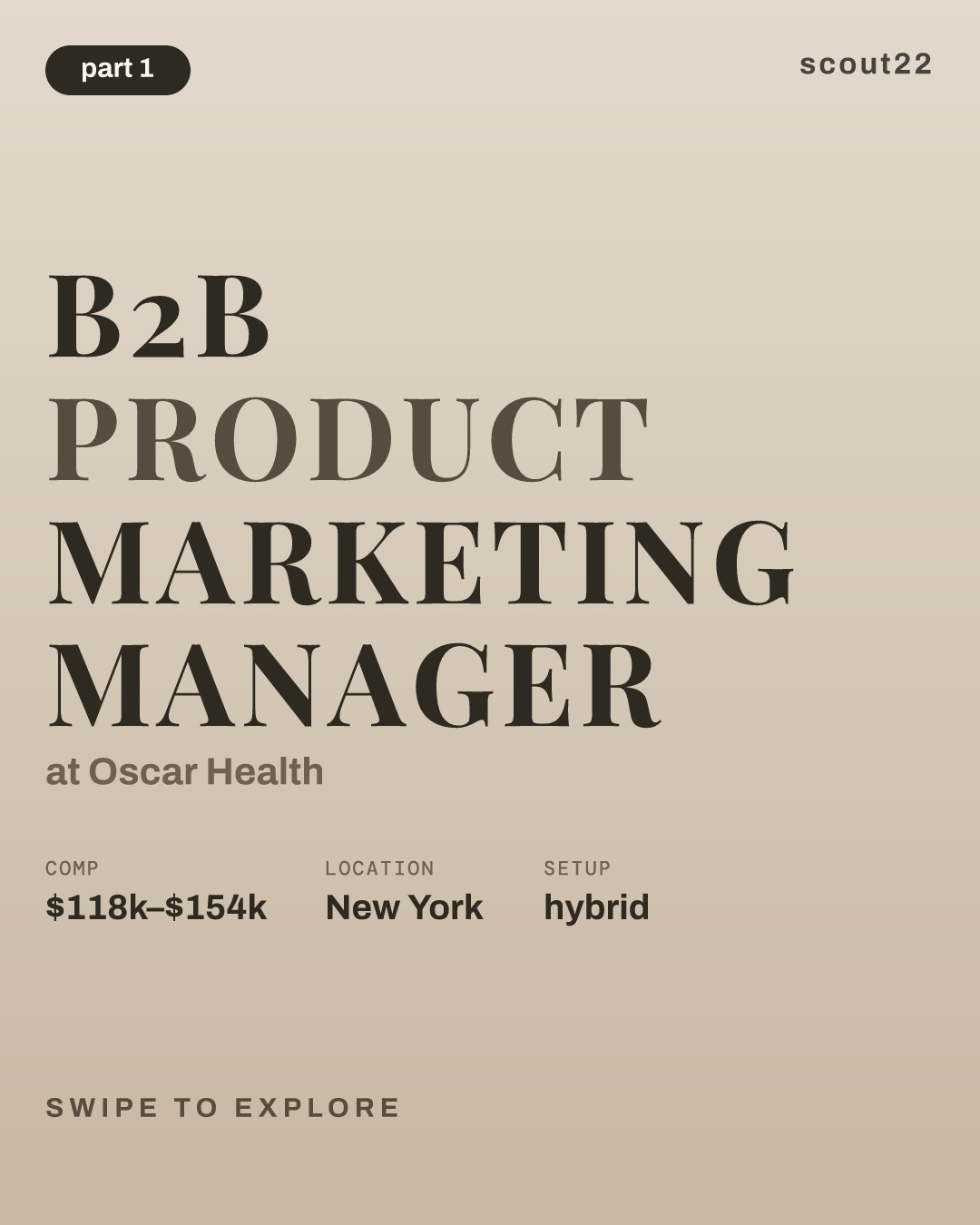 B2B Product Marketing Manager at Oscar Health