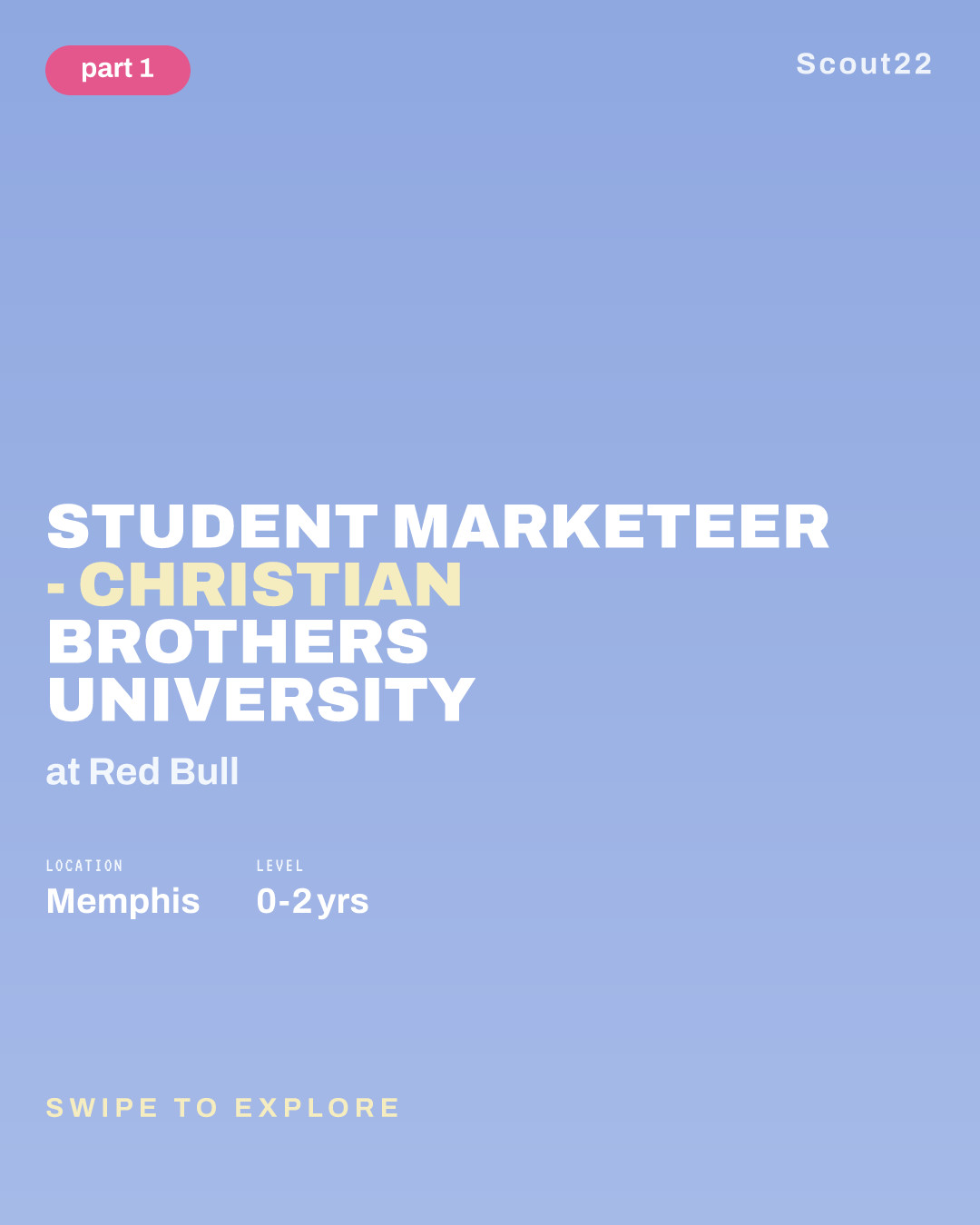 Student Marketeer - Christian Brothers University at Red Bull