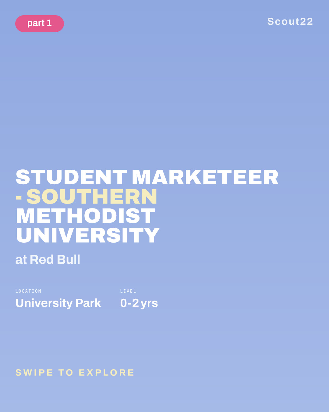 Student Marketeer - Southern Methodist University at Red Bull