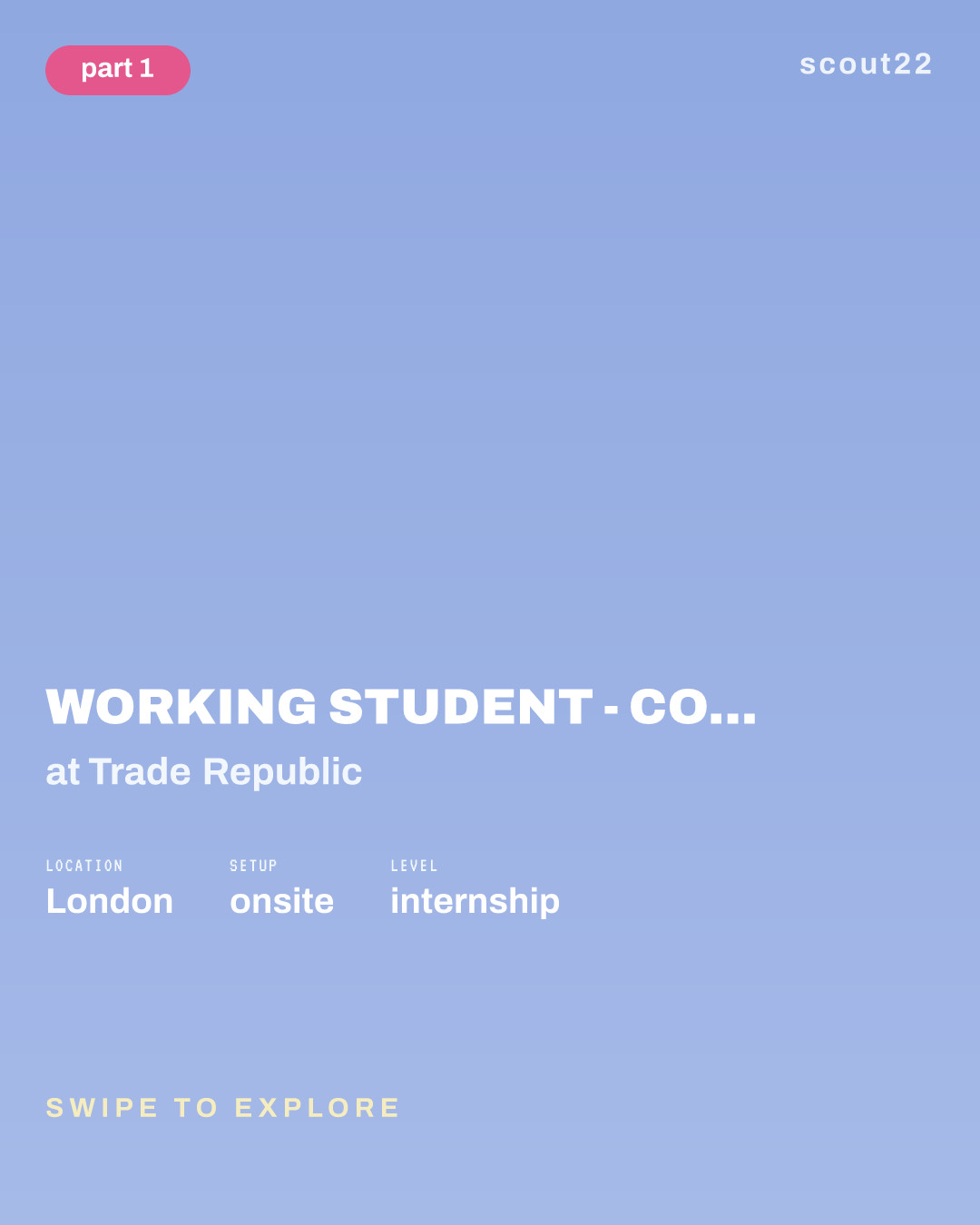 Working Student - Corporate IT & Operations (London) at Trade Republic