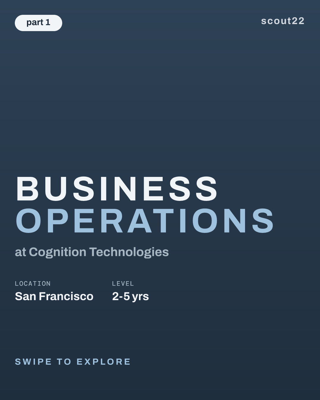 Business Operations at Cognition Technologies