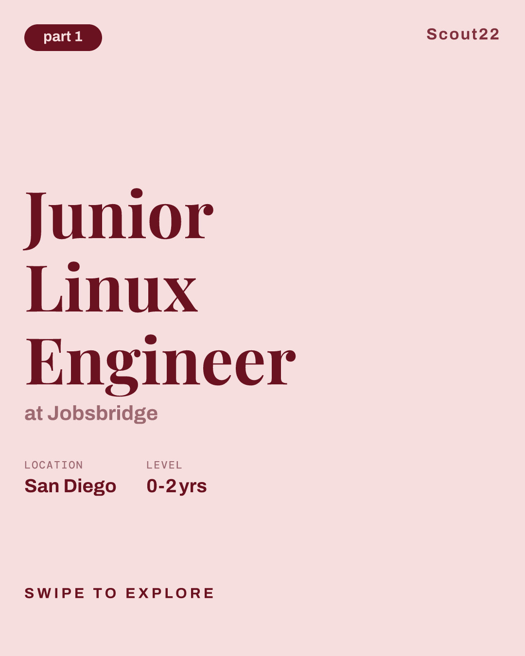 Junior Linux Engineer at Jobsbridge
