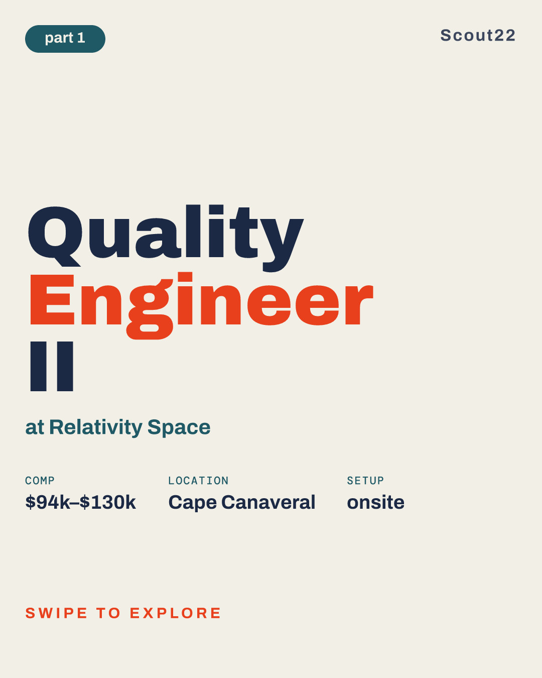 Quality Engineer II at Relativity Space