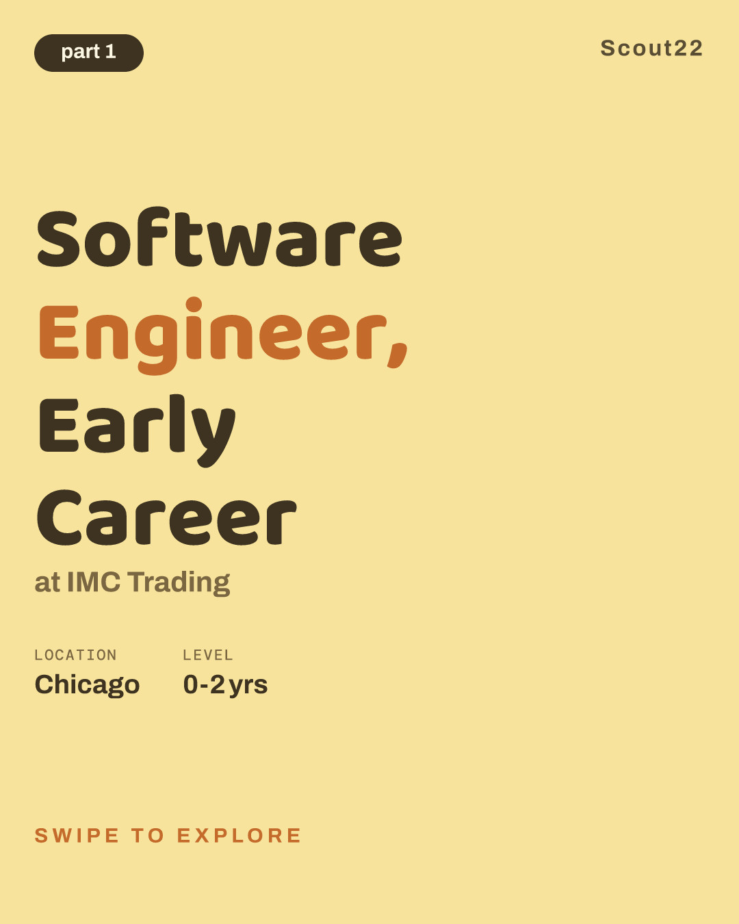 Software Engineer, Early Career at IMC Trading