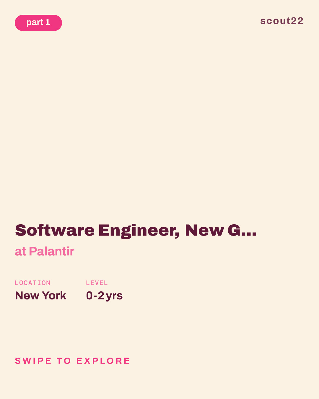Software Engineer, New Grad - Production Infrastructure at Palantir