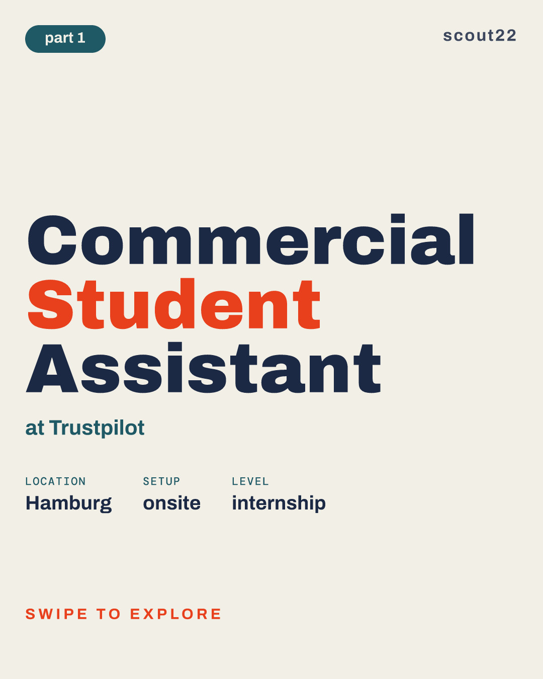Commercial Student Assistant at Trustpilot