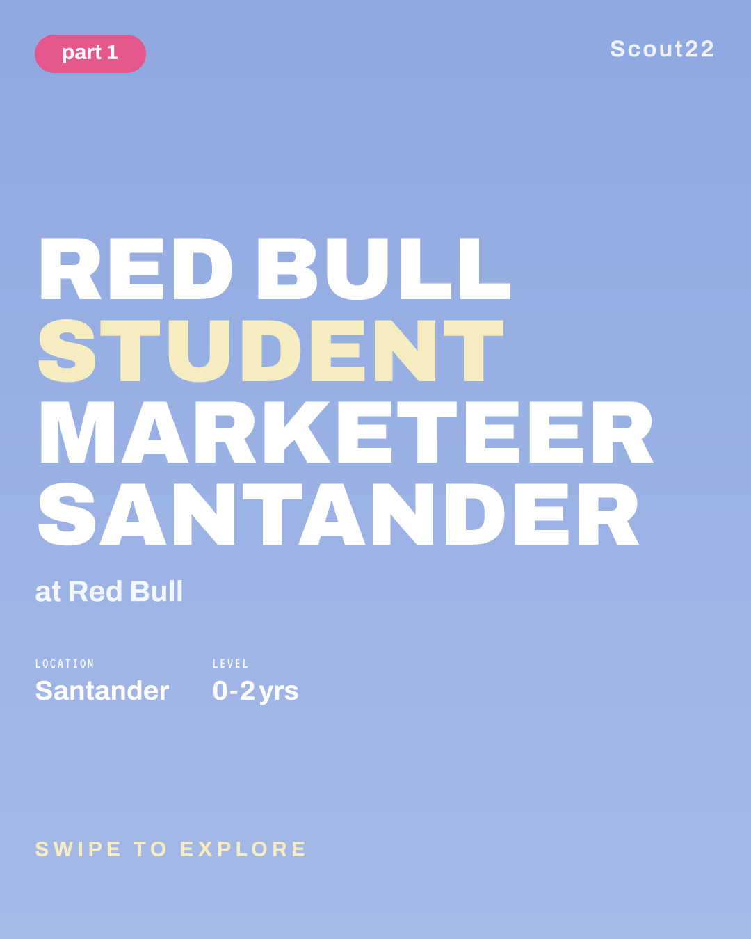 Red Bull Student Marketeer Santander at Red Bull