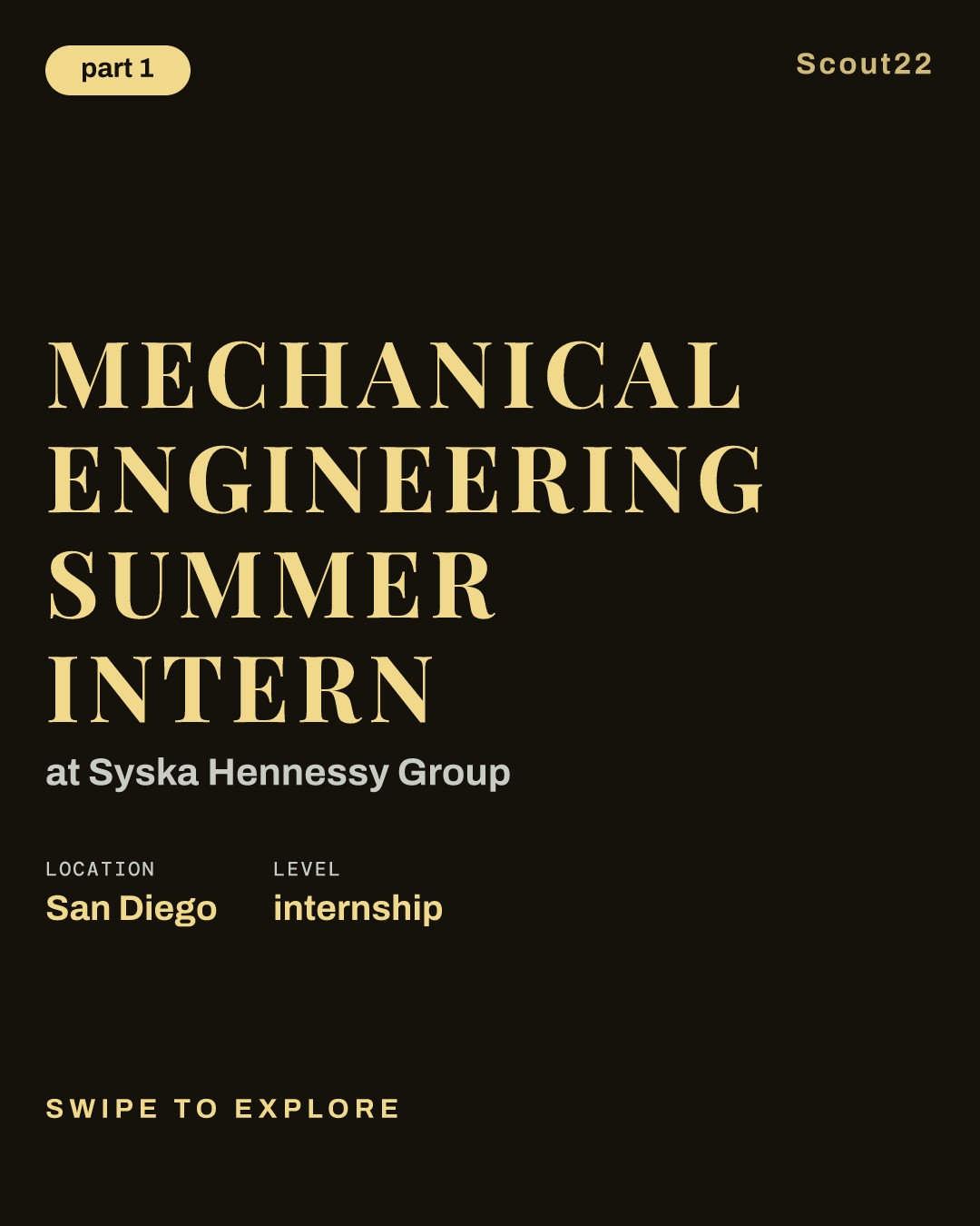Mechanical Engineering Summer Intern at Syska Hennessy Group