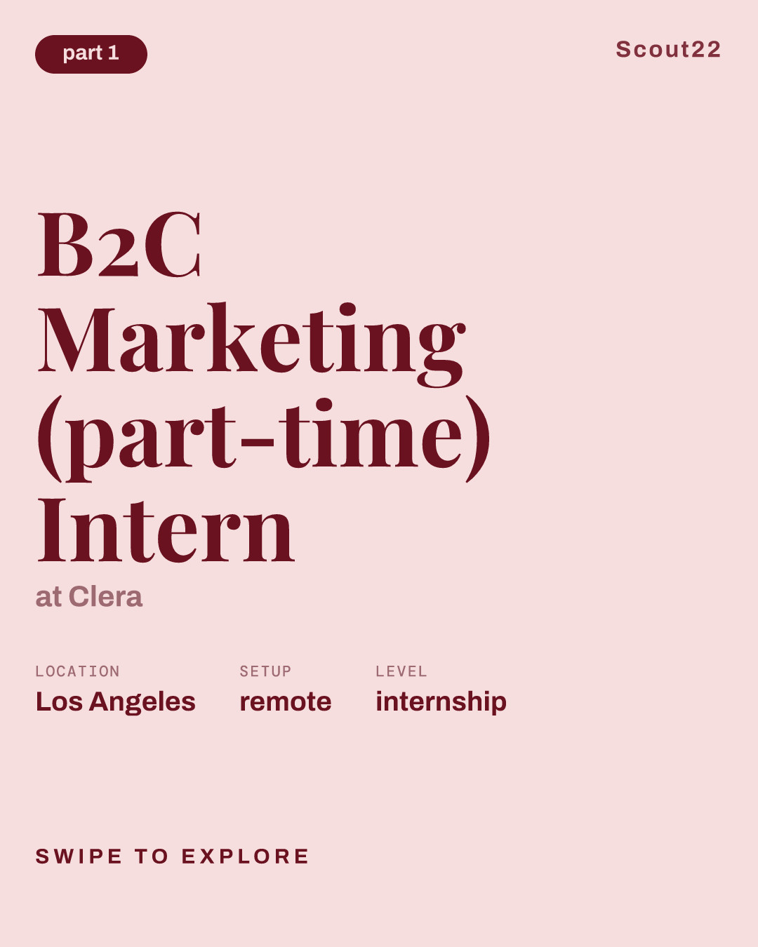 B2C Marketing (part-time) Intern at Clera