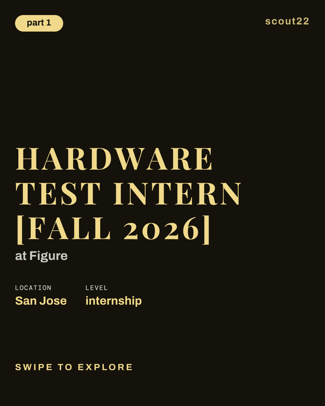 Hardware Test Intern [Fall 2026] at Figure