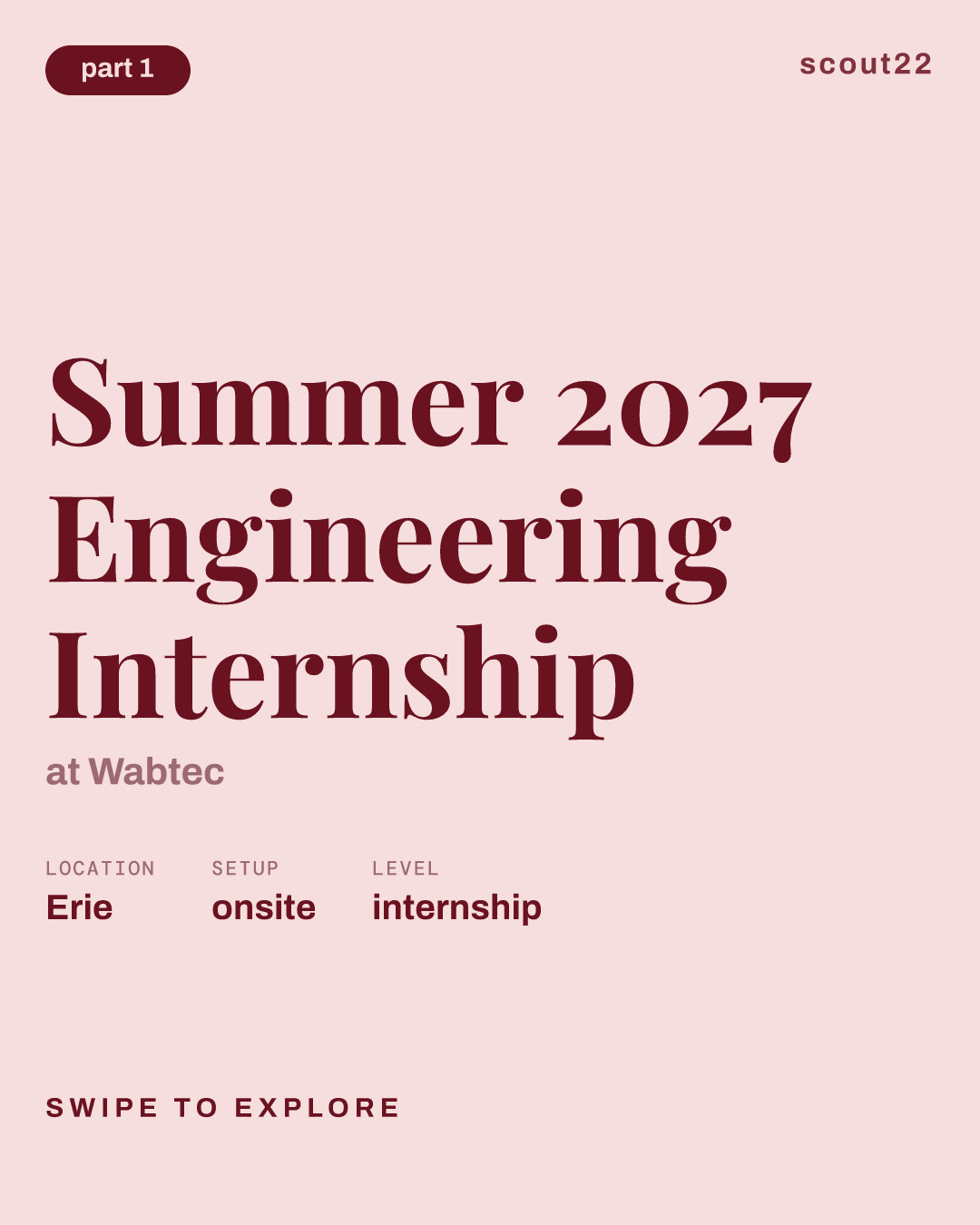 Summer 2027 Engineering Internship at Wabtec