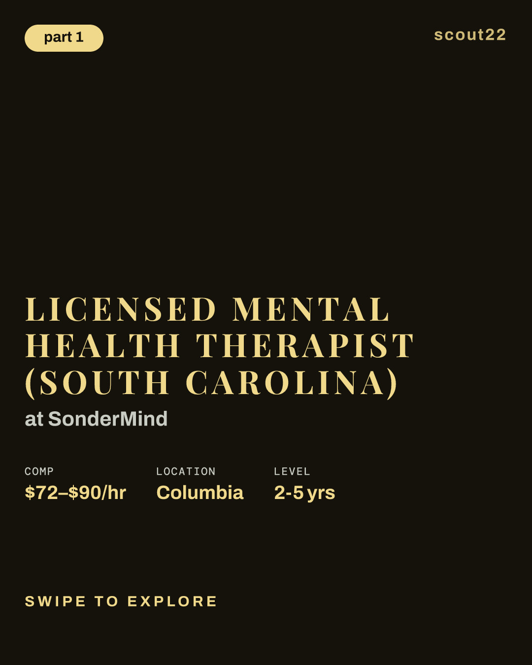 Licensed Mental Health Therapist (South Carolina) at SonderMind