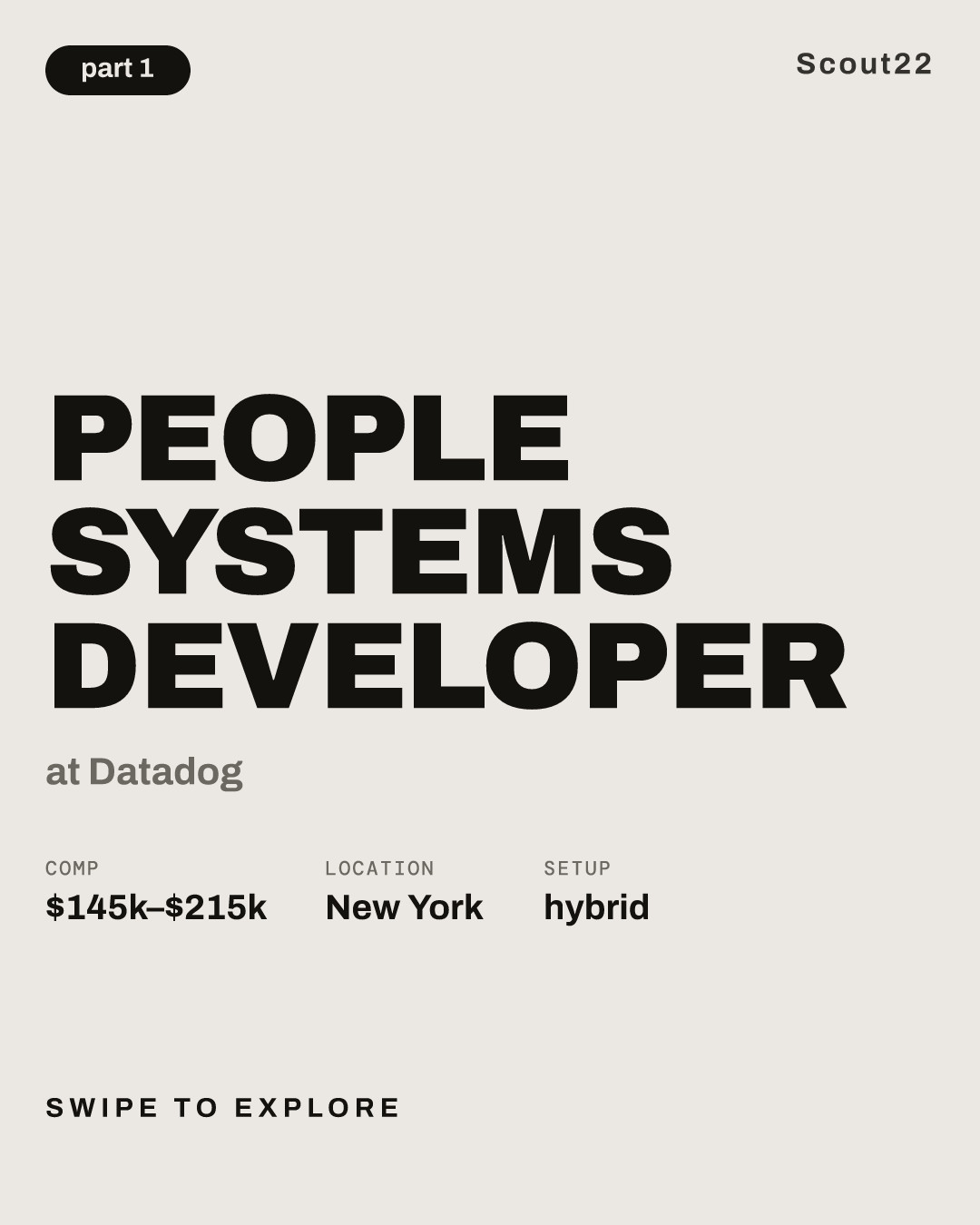 People Systems Developer at Datadog