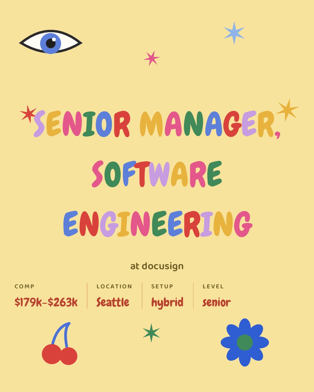 Senior Manager, Software Engineering at DocuSign